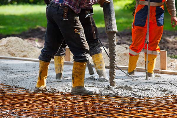 foundation pouring